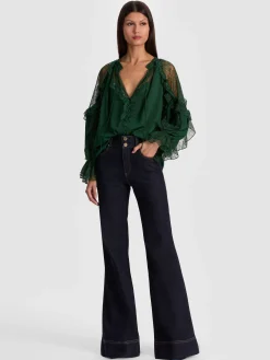 Alice and Olivia BLOUSES*ALEENA LACE BLOUSE