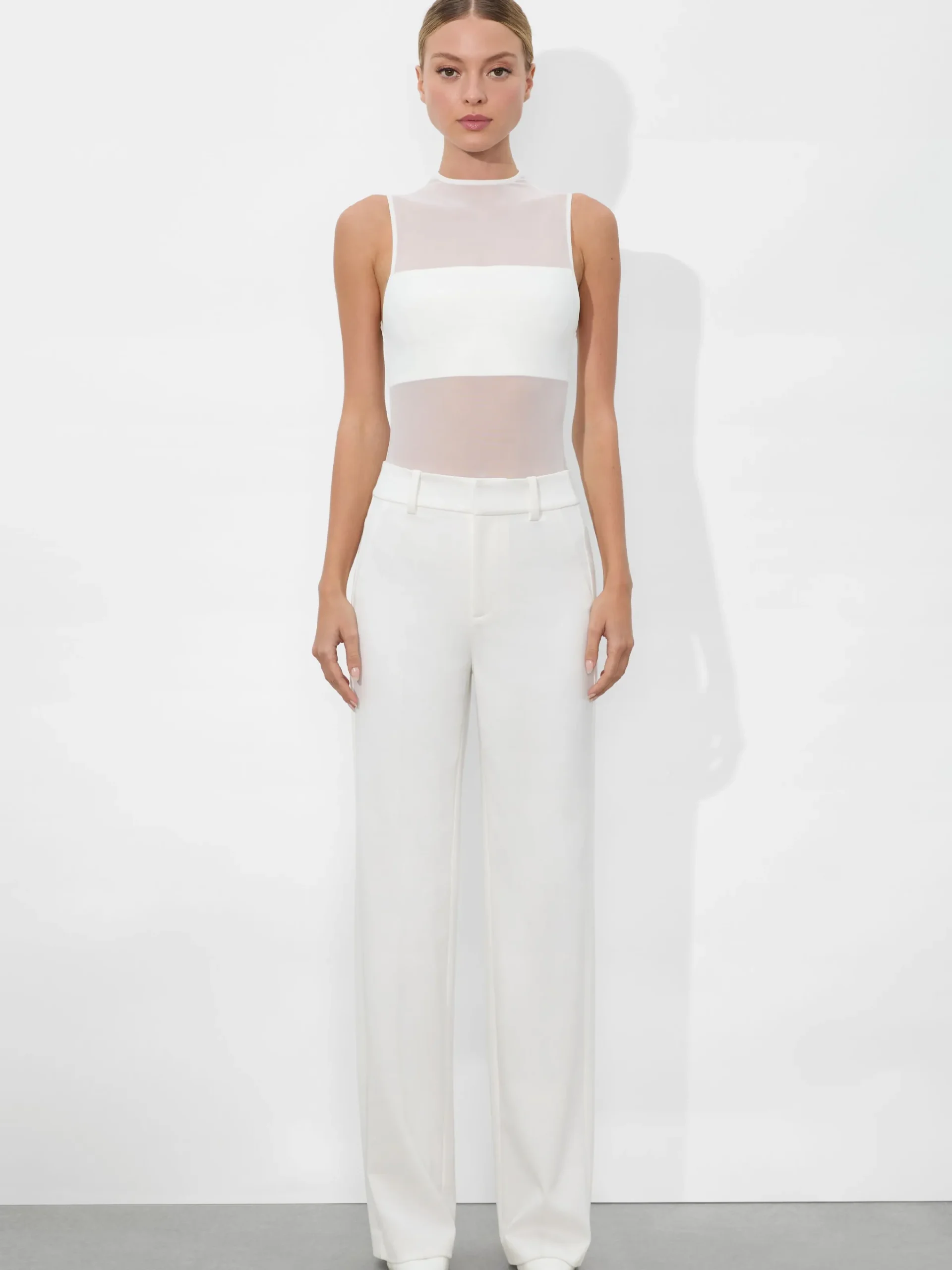 Alice and Olivia HAPPY MOTHER'S DAY*ALEXANDER TROUSER BLACK