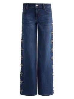 Alice and Olivia JEANS*AMAZING EMBELLISHED JEAN OFF WHITE