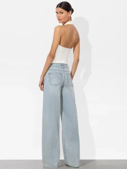 Alice and Olivia JEANS*AMAZING JEAN GREY MINERAL