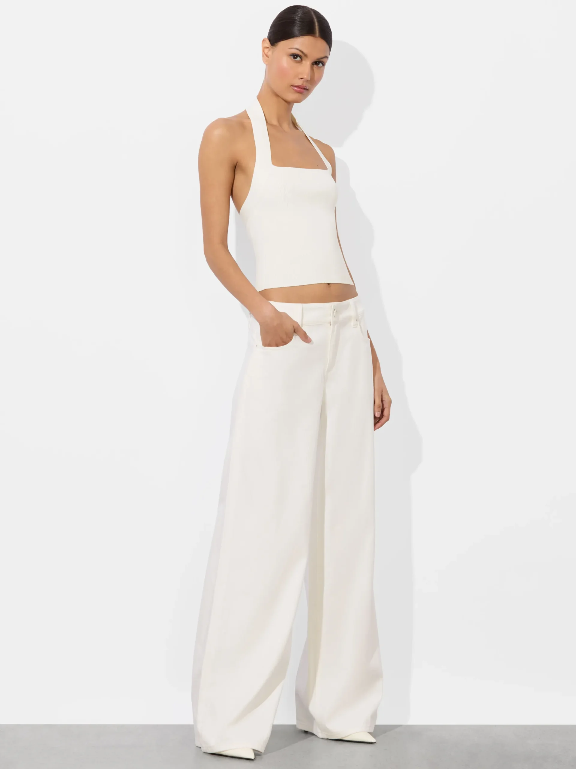 Alice and Olivia JEANS*AMAZING JEAN MAYA CHARCOAL BLACK