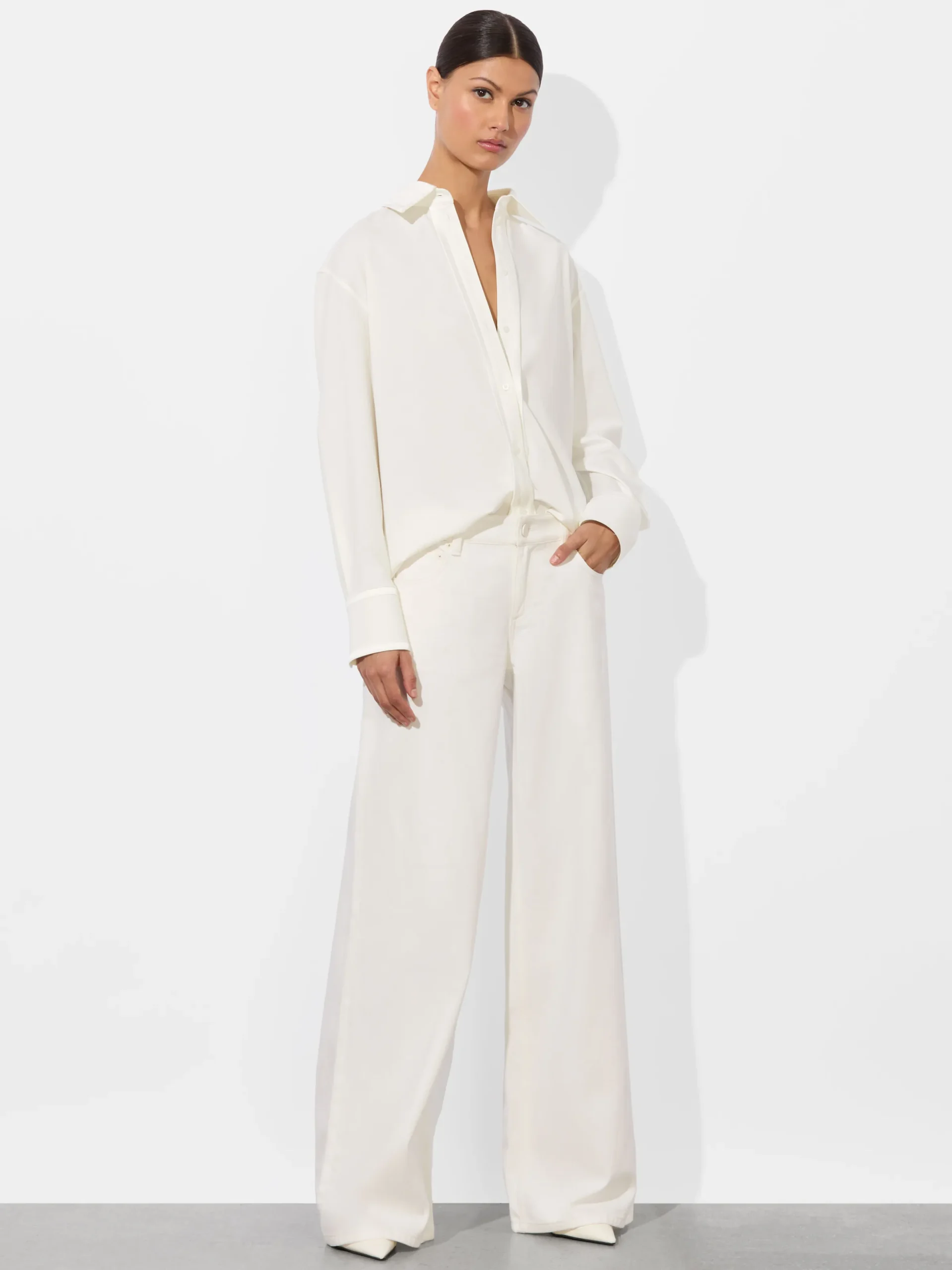 Alice and Olivia JEANS*AMAZING JEAN MAYA CHARCOAL BLACK