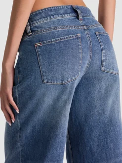 Alice and Olivia JEANS*AMAZING JEAN SOFT WHITE