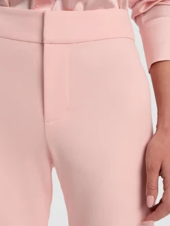 Alice and Olivia ANDREW PANT|JADE MESH BUTTON DOWN*ANDREW PANT OFF WHITE