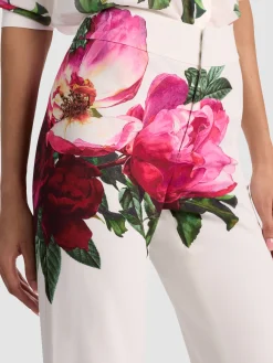 Alice and Olivia ANDREW PANT|JADE MESH BUTTON DOWN*ANDREW PANT CAROLINA BLUE