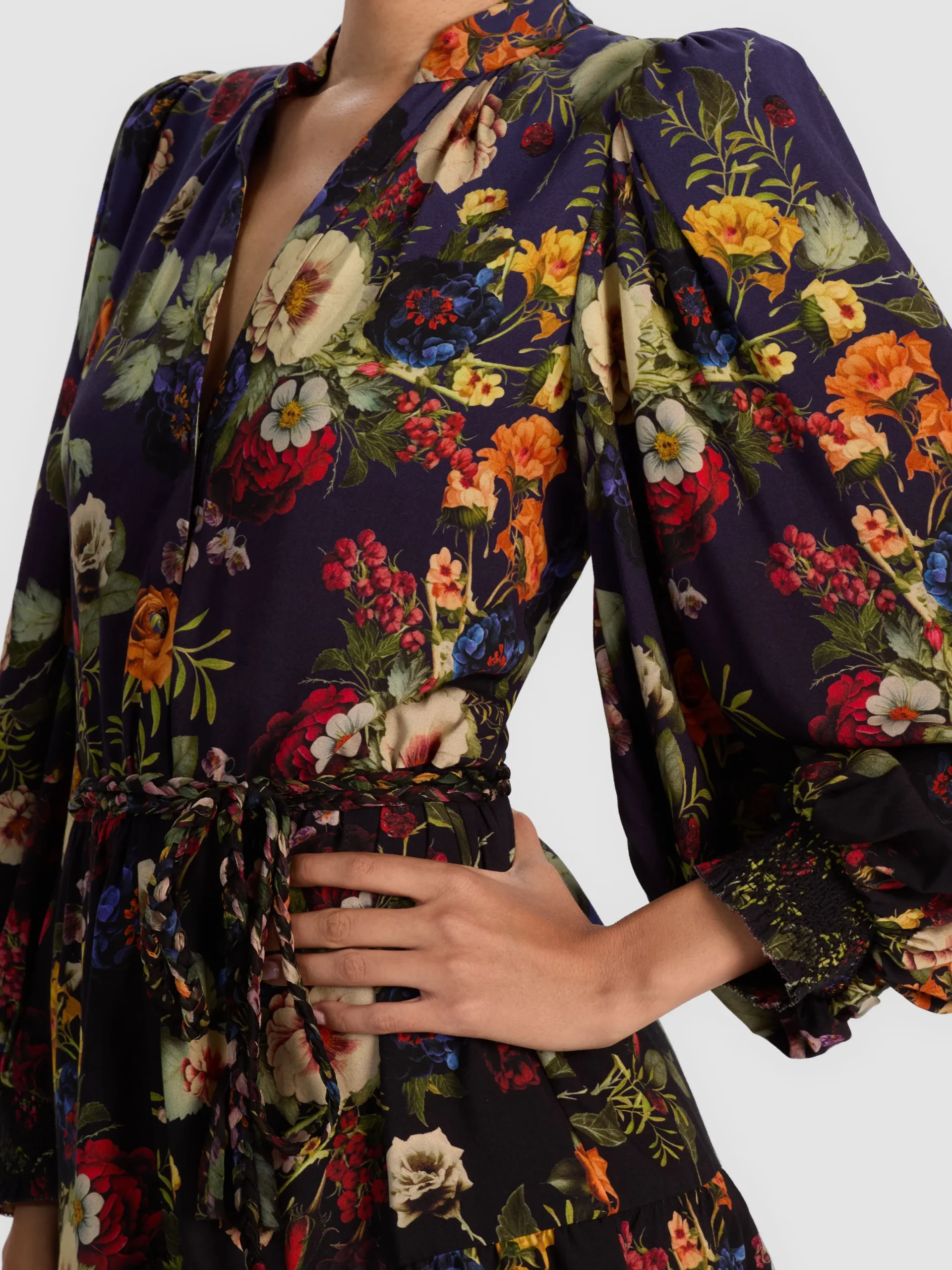 Alice and Olivia MINI*ANTONETTE MINI DRESS REGAL RETREAT