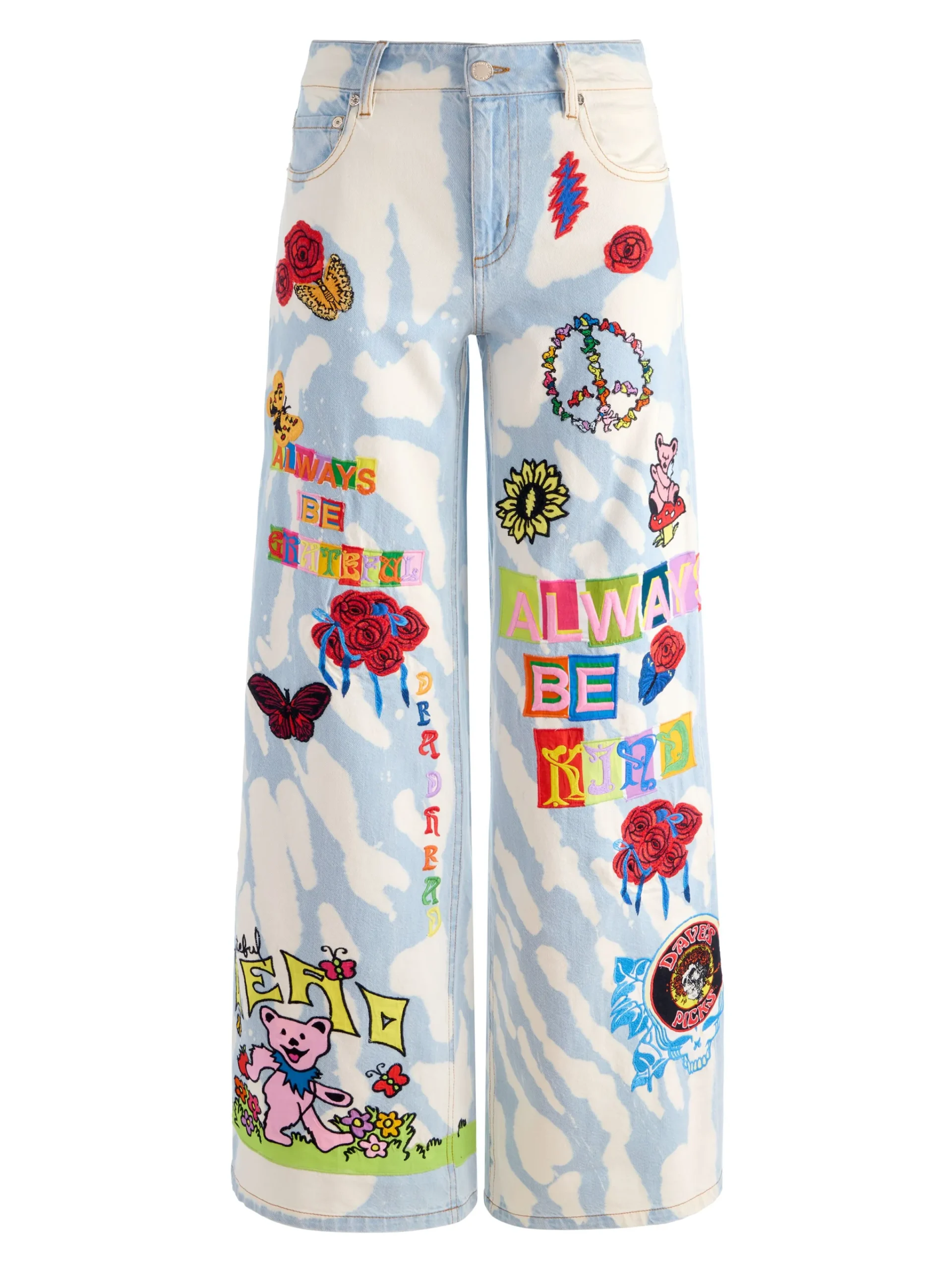 Alice and Olivia JEANS*A+O X GRATEFUL DEAD AMAZING JEAN