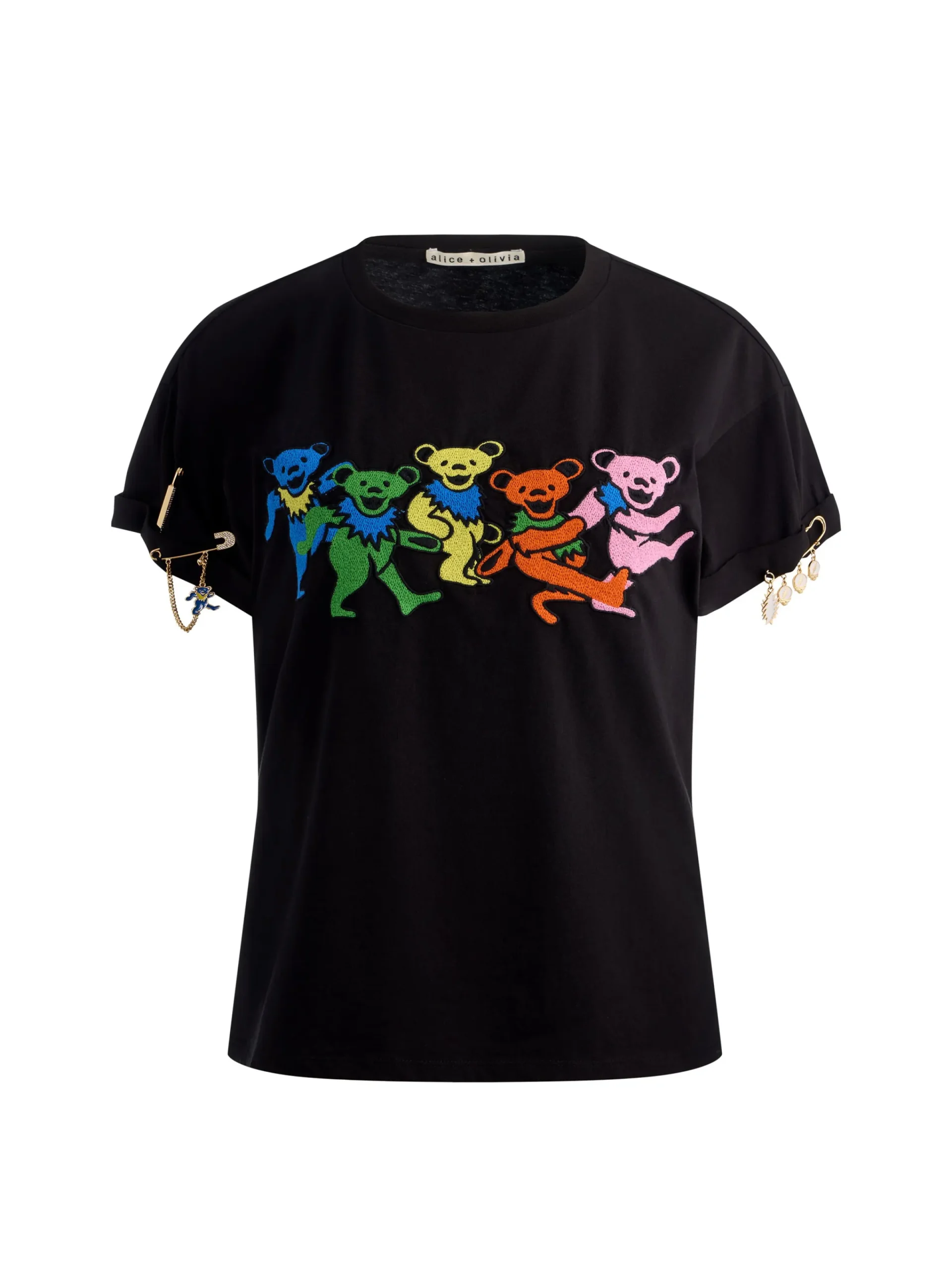 Alice and Olivia FRIENDS + FAMILY*A+O X GRATEFUL DEAD EVAN TEE