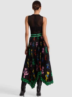Alice and Olivia MAXI*A+O X GRATEFUL DEAD KATZ MAXI SKIRT