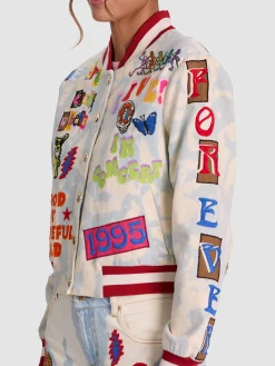 Alice and Olivia JACKETS*A+O X GRATEFUL DEAD KERI DENIM JACKET