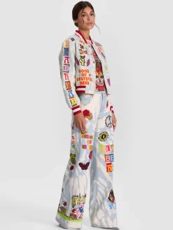 Alice and Olivia JACKETS*A+O X GRATEFUL DEAD KERI DENIM JACKET