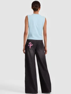 Alice and Olivia CROP TOPS*A+O X GRATEFUL DEAD MICAH MUSCLE TANK