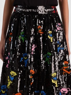 Alice and Olivia MAXI*A+O X GRATEFUL DEAD TINA BALLGOWN SKIRT