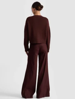 Alice and Olivia CARDIGANS*ATTICUS CASHMERE CARDIGAN ECRU