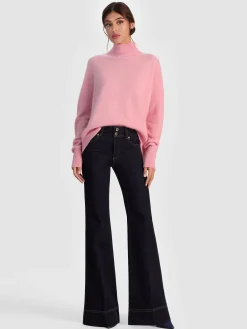 Alice and Olivia PULLOVERS*BARBRA TURTLENECK DARK CHOCOLATE