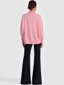 Alice and Olivia PULLOVERS*BARBRA TURTLENECK DARK CHOCOLATE