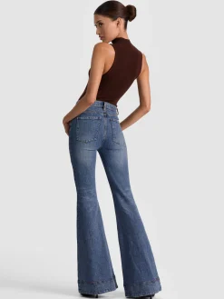 Alice and Olivia JEANS*BEAUTIFUL EMBROIDERED JEAN