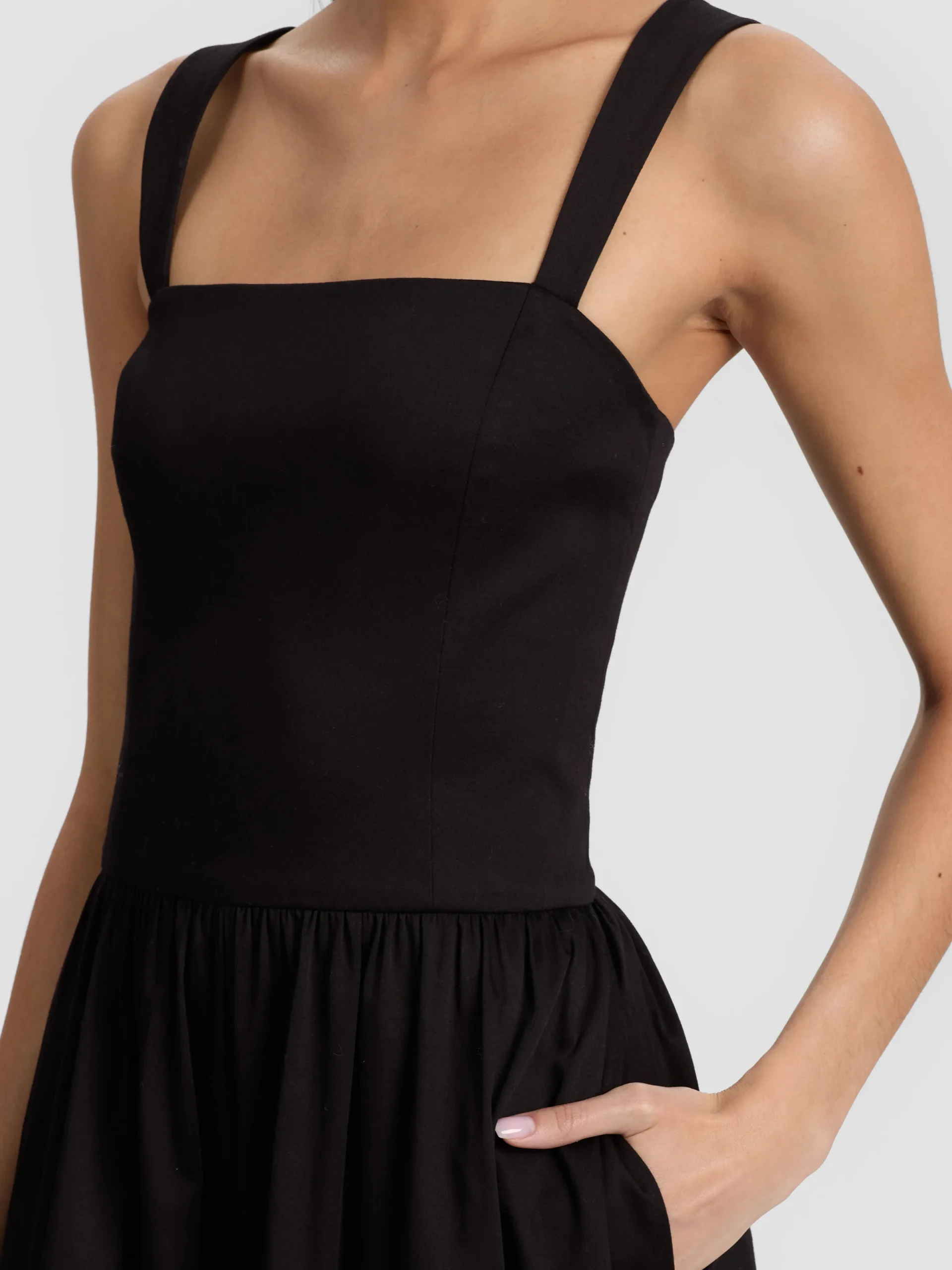 Alice and Olivia JUMPSUITS + ROMPERS*BELDEN COLORBLOCK JUMPSUIT BLACK