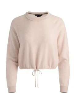 Alice and Olivia PULLOVERS*BERNETTA CROPPED CASHMERE PULLOVER CAROLINA BLUE