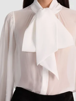 Alice and Olivia BLOUSES*BRENTLEY BLOUSE BLACK