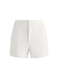 Alice and Olivia SHORTS*CADY LEATHER SHORT BLACK