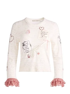 Alice and Olivia PULLOVERS*CAROLANN PULLOVER DARK CHOCOLATE