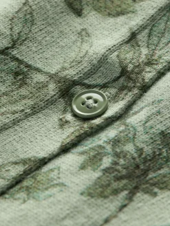 Alice and Olivia CARDIGANS*CARSON PRINTED CARDIGAN DARK CHOCOLATE