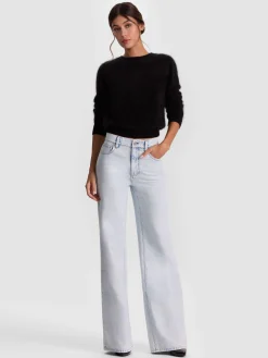 Alice and Olivia JEANS*CHIC JEAN DARLA LIGHT INDIGO