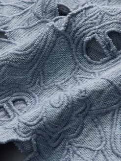 Alice and Olivia JEANS*CHIC LASER-CUT JEAN BROOKLYN BLUE