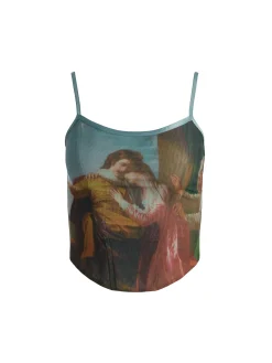 Alice and Olivia CROP TOPS*CRESSIDA CORSET TOP MIDNIGHT BLUE