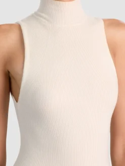 Alice and Olivia TANKS*DARCEY KNIT TANK BLACK