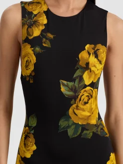 Alice and Olivia MAXI*DELORA OPEN BACK MAXI DRESS