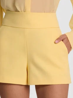 Alice and Olivia SHORTS*DONALD SHORT PRALINE/ECRU