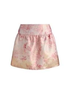 Alice and Olivia MINI*ELLA DROP WAIST MINI SKIRT