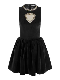 Alice and Olivia MINI*ELLA VELVET MINI DRESS
