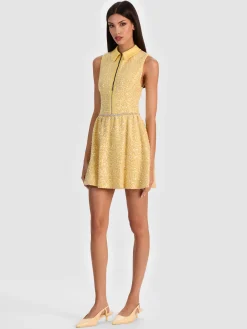 Alice and Olivia MINI*ELLIS EMBELLISHED MINI DRESS