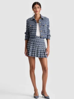 Alice and Olivia MINI*EMILIE MINI SKIRT BLACK