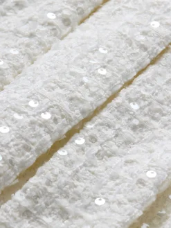 Alice and Olivia MINI*EMILIE TWEED MINI SKIRT CAROLINA BLUE