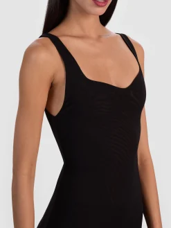 Alice and Olivia MINI*EVE MESH MINI DRESS OFF WHITE