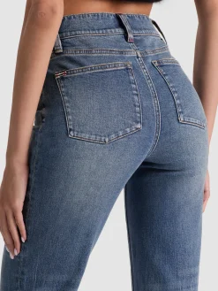 Alice and Olivia JEANS*FIERCE JEAN GREY MINERAL
