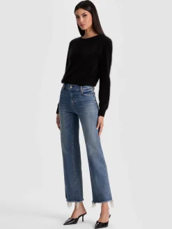Alice and Olivia JEANS*FIERCE JEAN GREY MINERAL