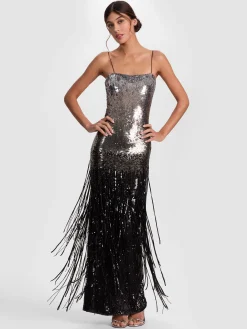 Alice and Olivia MAXI*FIFI EMBELLISHED GOWN