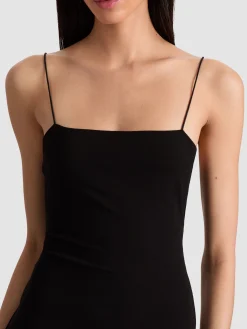 Alice and Olivia MIDI*FIFI MIDI DRESS OXBLOOD