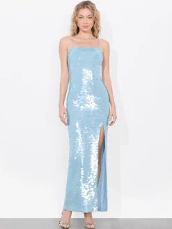 Alice and Olivia MAXI*FIFI SEQUIN MAXI DRESS