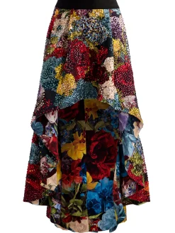 Alice and Olivia MAXI*FLORENCE HIGH LOW BALLGOWN SKIRT