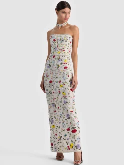Alice and Olivia MAXI*GEORGIE EMBELLISHED GOWN
