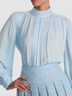 Alice and Olivia BLOUSES*GERTRUDE BLOUSE OFF WHITE