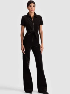 Alice and Olivia JUMPSUITS + ROMPERS*GORGEOUS CORDUROY JUMPSUIT OXBLOOD