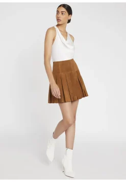 Alice and Olivia ANDREW PANT|JADE MESH BUTTON DOWN*HARMON RACERBACK TANK BLACK