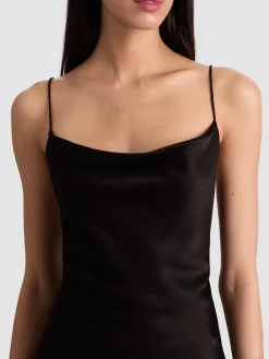 Alice and Olivia MINI*HARMONY SLIP DRESS BLACK